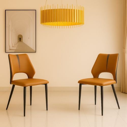 lot de 2 chaises design contemporain