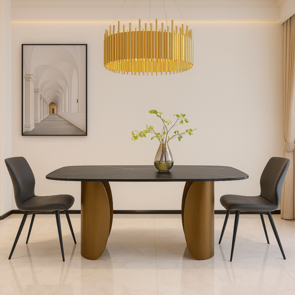 table a manger en ceramique rectangulaire