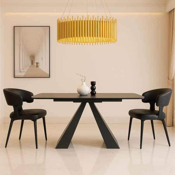 Table Design en pierre frittee
