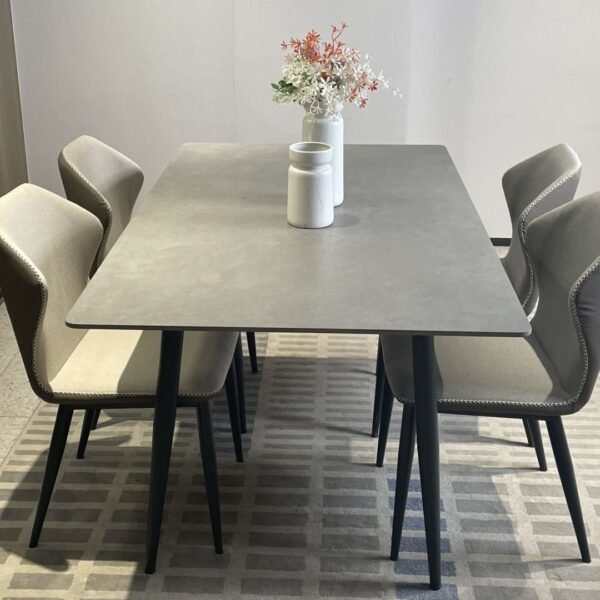 table ania ceramique grise haut de gamme