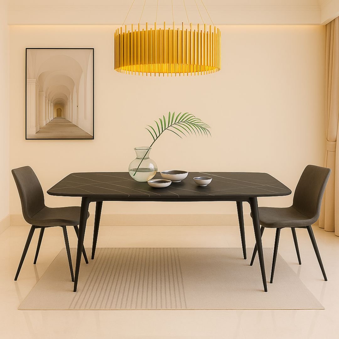 table en ceramique noire