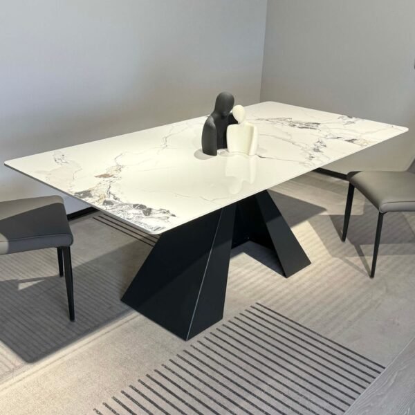 table rectangulaire vera 180x90 base acier